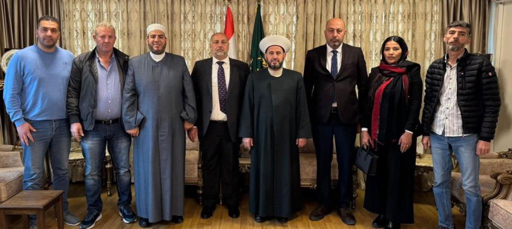 مفتي زحلة والبقاع يستقبل رئيس بلدية تعلبايا والمجلس البلدي