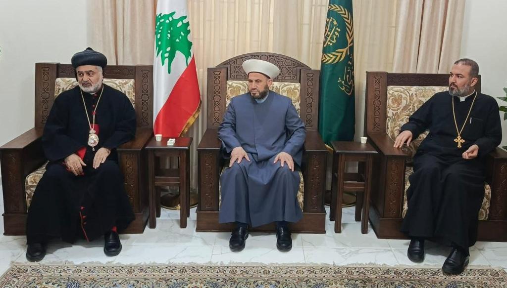 الغزاوي وسفر… لقاء روحي في زحلة يُجدّد رسالة العيش المشترك والتلاقي&nbsp;الوطني