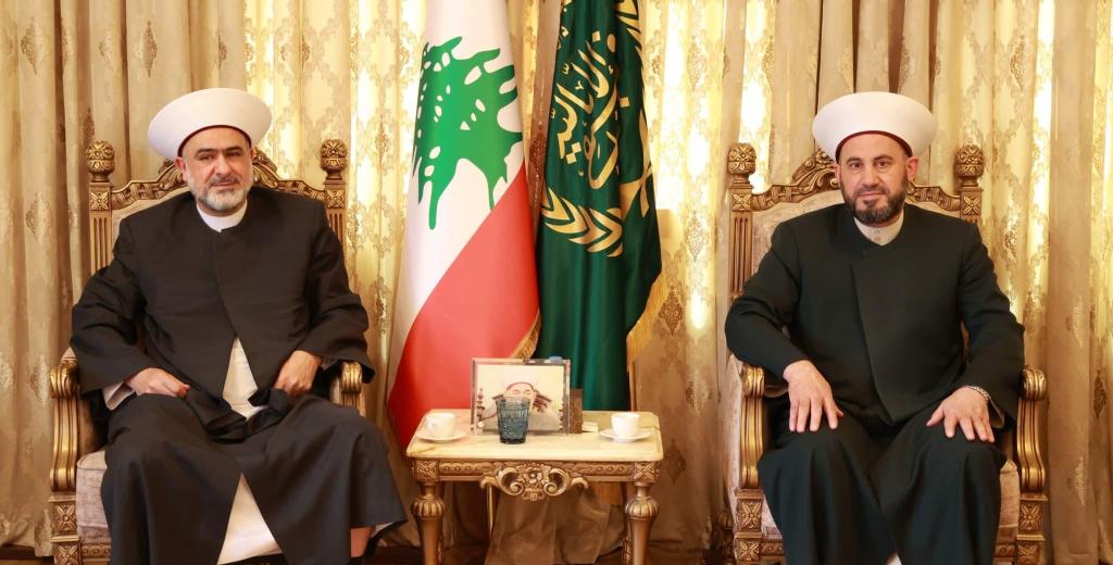مفتي زحلة والبقاع يبحث مع رئيس المحكمة الشرعية تحديات الأسرة وسبل الحد من&nbsp;الطلاق