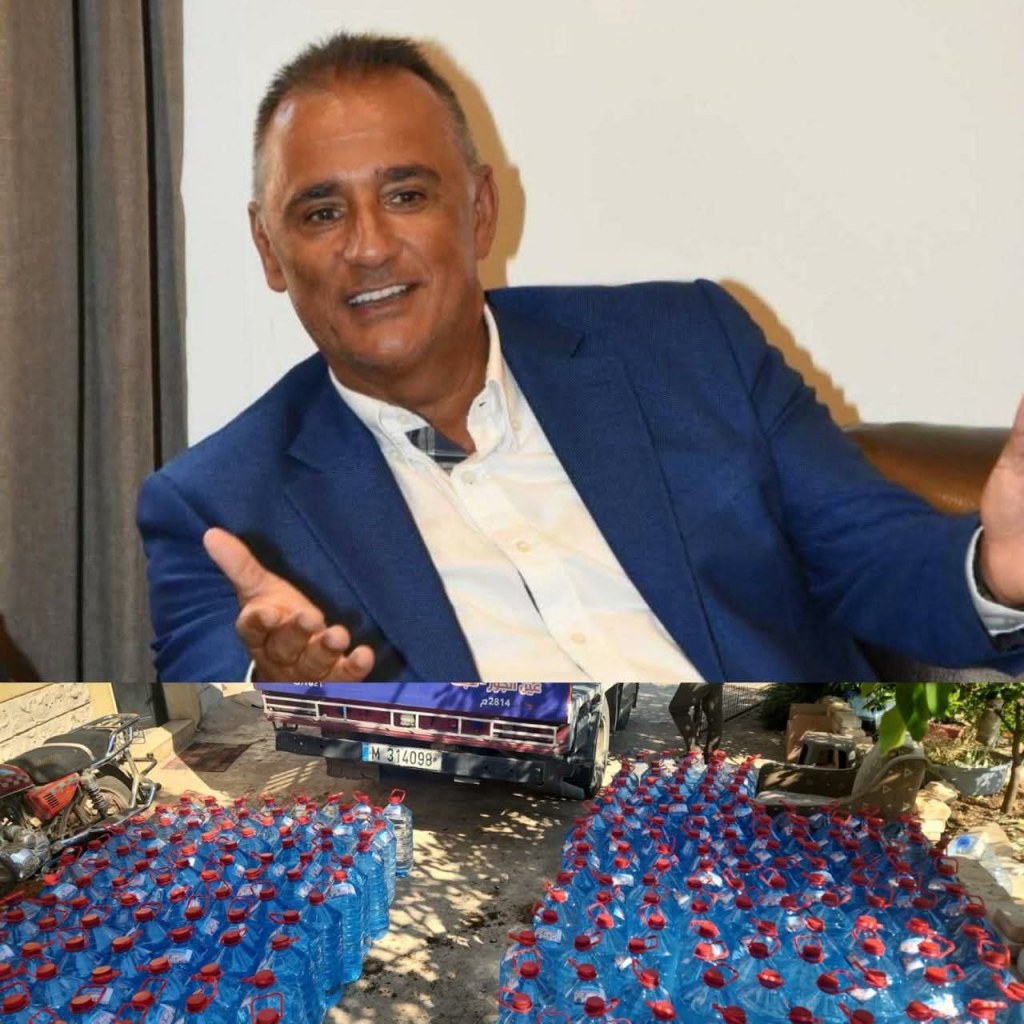 المهندس خالد سويد يؤمّن 500 غالون من مياه الشفة لأهالي&nbsp;حلتا
