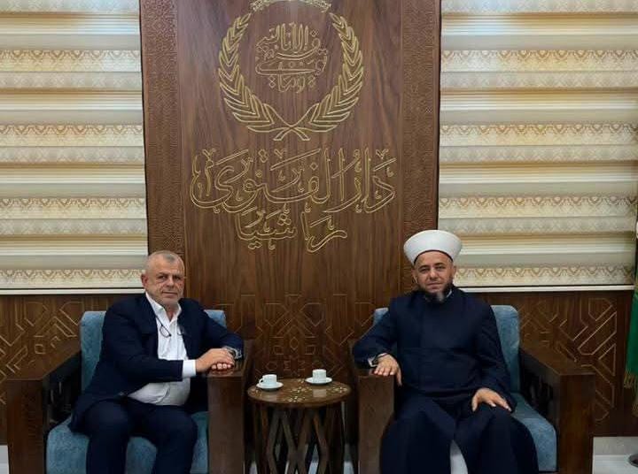 مفتي راشيا يستقبل وفداً من القوات اللبنانية